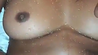 Ebony Woman Achieves Intense Squirting Orgasm And Ejaculates