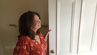 A Middle-Aged Woman Receives An Unexpected Gift From Her Landlord, Leading To A Passionate Encounter.