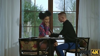 Natural Beauty Gets Dominated In Rimming Session