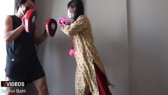 Indian College Girl Punches Like A Pro In Amateur Video