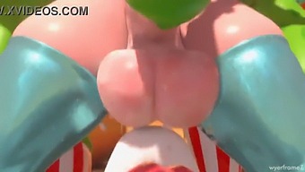 Prinses Rosalina Futa Geeft Een Geweldige Pijpbeurt In Deze Geanimeerde Pornovideo.