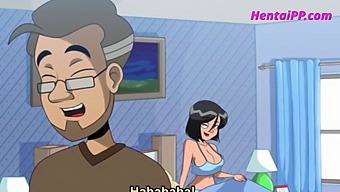 Volwassen Vrouw Helpt Haar Stiefzoon Tot Een Hoogtepunt In Deze Onbesneden Cartoonporno.